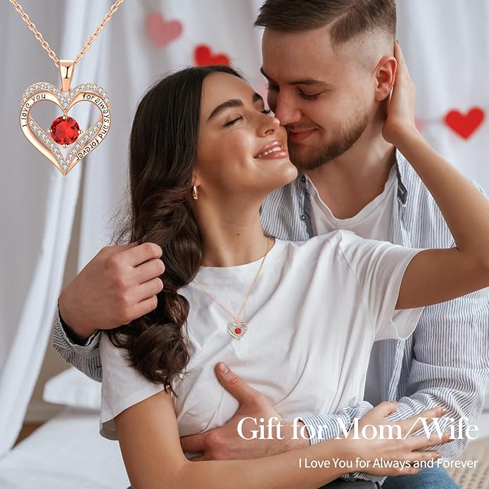 18K Rose Gold Necklaces for Women Birthday Gifts for Women Jewelry for Women Birthday Gifts for Wife Girlfriend Daughter Wife Birthday Gifts for Anniversary Mothers Day Christmas Valentines Gifts