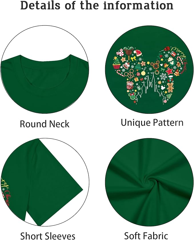 Magical Shirt for Women Magic Kingdom Tshirt Graphic Tee Family Vacation Short Sleeve Tops Summer Casual Tops