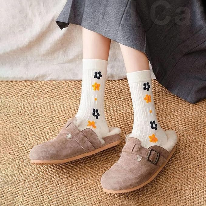 IIG 3-6 Pairs Womens Cute Animal Patterned Funny Novelty Cotton Crew Socks