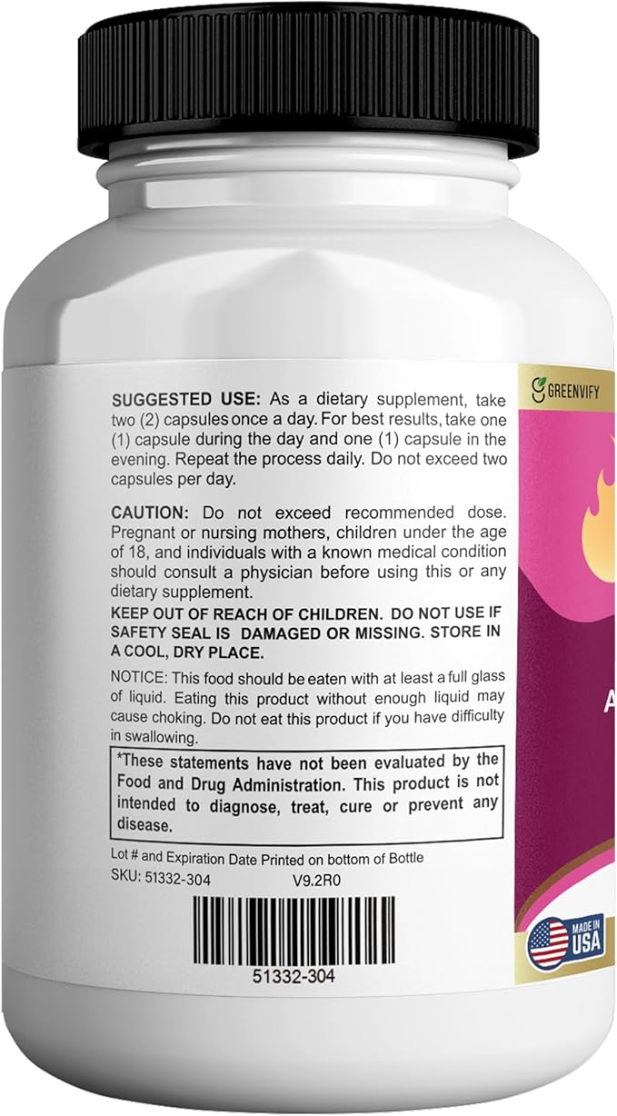 Burn Blend Max Natural Supplement, 60 Capsules, All Natural Ingredients, Vegan Friendly, Gluten Free, 30-Day Supply (5)