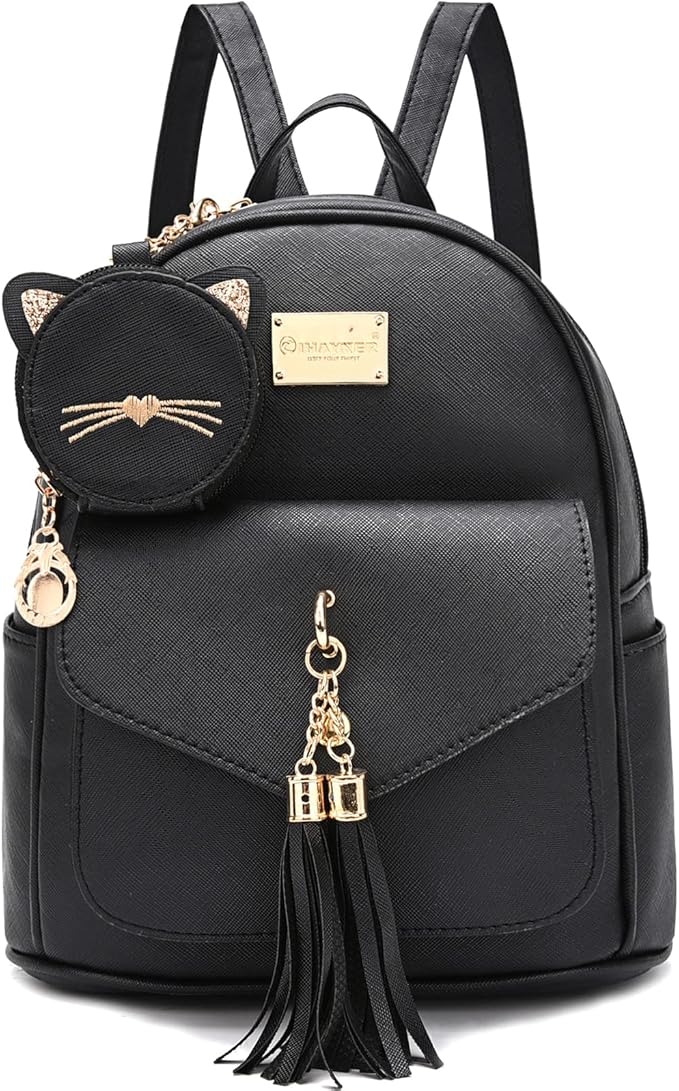 I IHAYNER Girls Fashion Backpack Mini Purse Backpack for Women Small Leather Backpack Purse for Teen Girls with Coin Purse | Backpack Purse, with Coin Purse