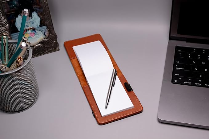 LaserGram Mini Padfolio with Notepad and Pen, CNA Certified Nurse Assistant, Personalized Engraving Included (Dark Brown)
