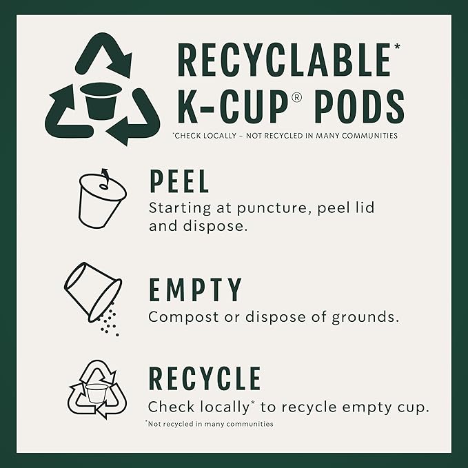 Starbucks K-Cup Coffee Pods, Medium Roast, House Blend for Keurig Coffee Makers, 100% Arabica, 1 Box (75 Pods)