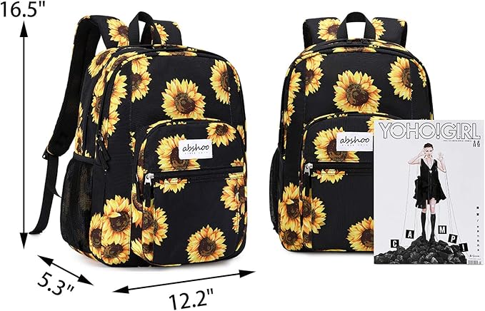 abshoo Classical Basic Travel Backpack For School Water Resistant Bookbag | For School, For School