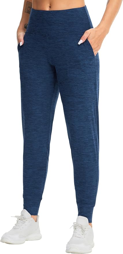 THE GYM PEOPLE Women's Joggers Pants Lightweight Athletic Leggings Tapered Lounge Pants for Workout, Yoga, Running