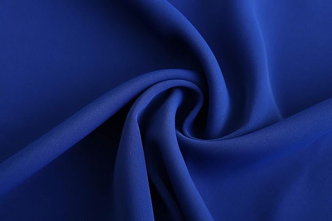 TASAMO Women's Casual Round Neck Basic Pleated Top Cap Sleeve Curved Keyhole Back Chiffon Blouse