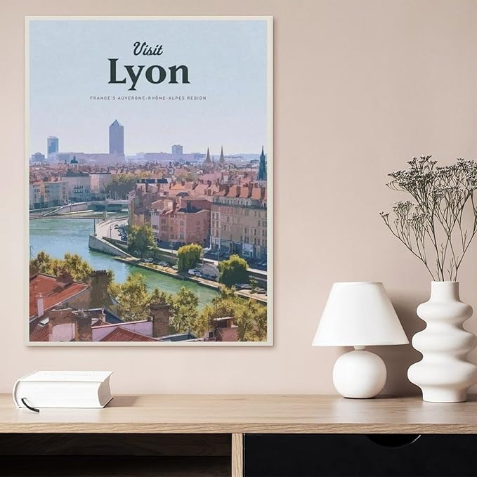Lyon, France，Jigsaws Puzzles 1000 Pieces Teens Kids Jigsaw Entertainment Toys Brain Challenge Puzzle（38x26cm）-BJ51