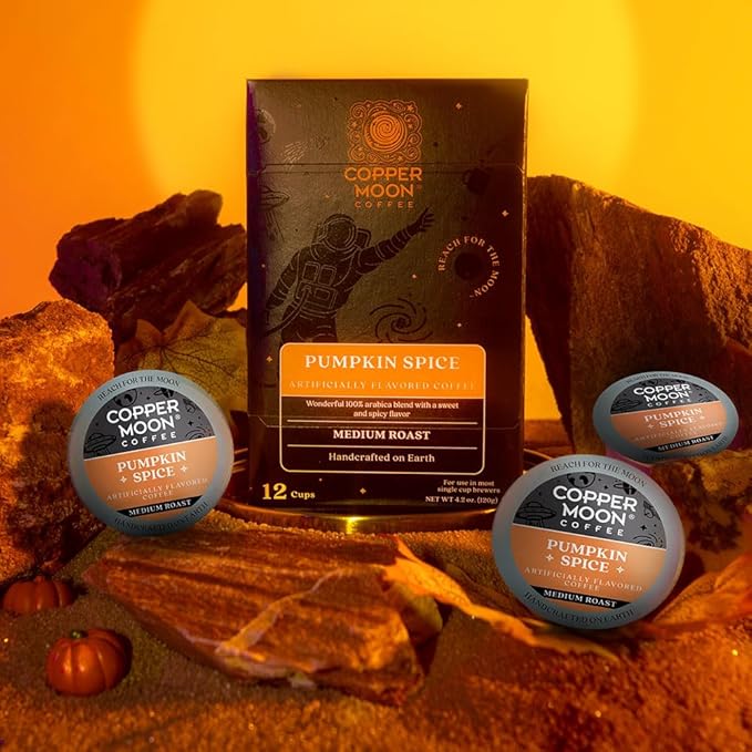 Copper Moon Coffee Single Serve Pods for Keurig Brewers Harvest Pack, 36 count (Pumpkin Spice, Southern Pecan)
