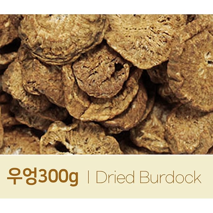 GAGOPA Dried and Roasted Burdock Root – 100% Korean Burdock, Premium Herbal Tea Ingredient, Earthy Smooth Flavor, Pure with Rich Flavor 300g