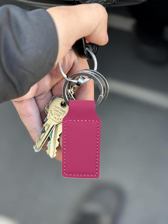 LaserGram Rectangle Keychain, Flag of South Korea, Personalized Engraving Included