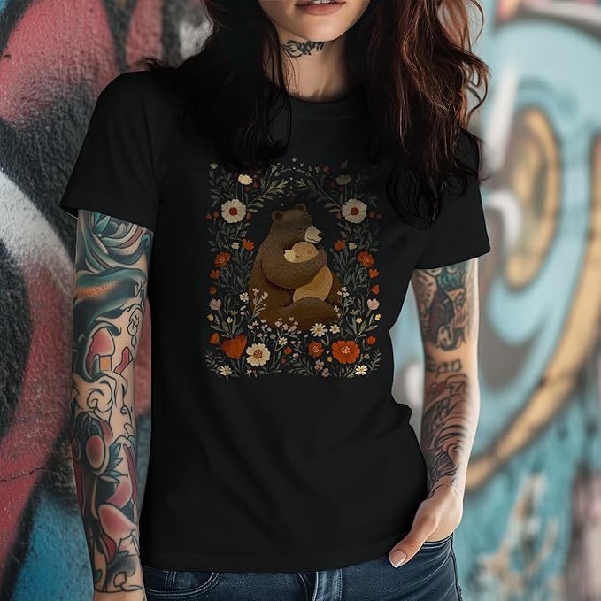 Cute Graphic T-Shirts for Women Crewneck Short Sleeve Tees Vintage Y2K Tops Loose Casual Summer Boho Outfits