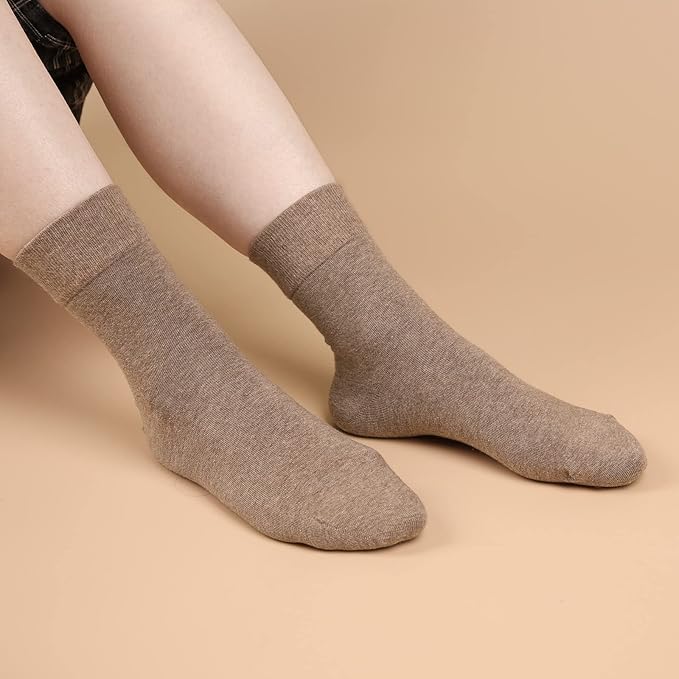 FGZ Women Thin Cotton Socks Soft Cozy Socks Cute Ankle Crew Socks 5 Pairs
