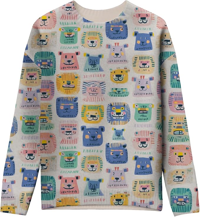 LIZALIG Women's Fall Christmas Snowman Sweater Long Sleeve Crewneck Pullover Festive Holiday Winter Outfit for Parties