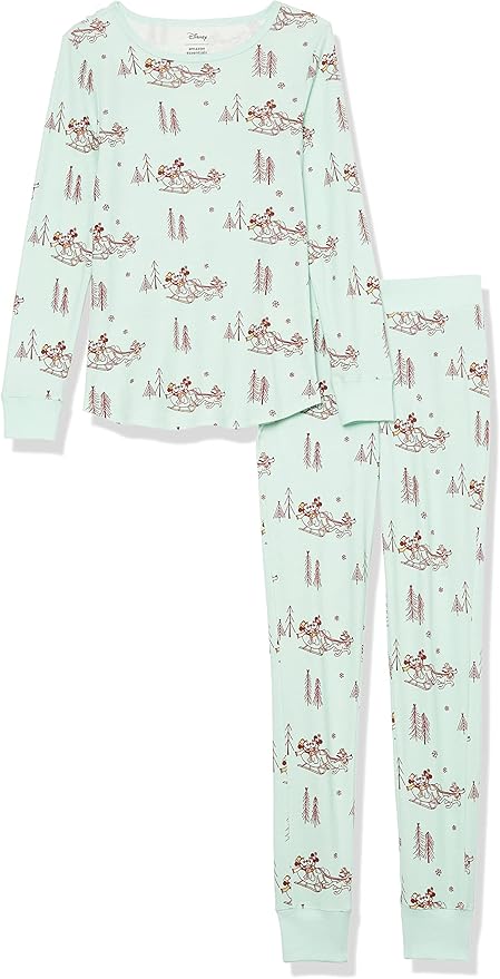 Amazon Essentials Disney | Marvel | Star Wars Women's Snug-Fit Cotton Pajama Sleepwear Sets