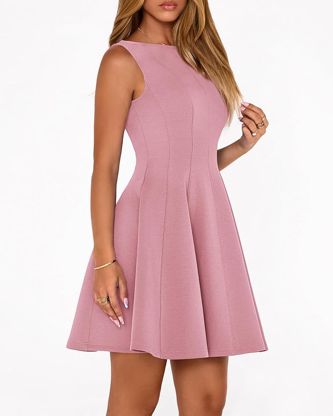 BTFBM Spring Dresses for Women 2026 Elegant Classy A Line Casual Graduation Business Work Party Cocktail Short Dress