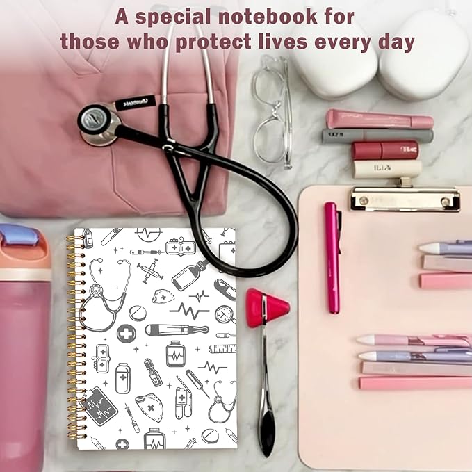 Lacama Nurse Gifts for Women, Nurse Notebook Journal, Gifts for Nurses Coworker, Appreciation Christmas Gift, Nurse Graduation Gift, Nursing School Essentials, Office School Supplies