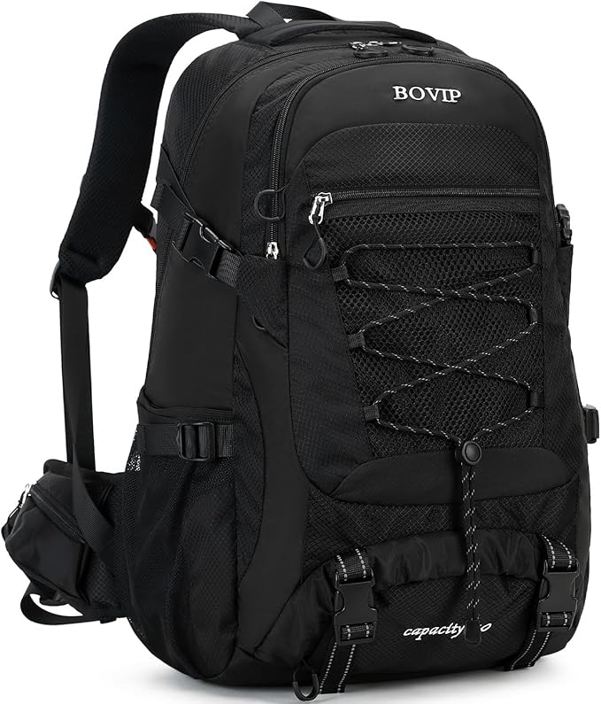 BOVIP 40L Hiking Backpack Waterproof Lightweight Daypack Travel Sports Camping Backpack for Men Women