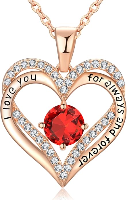 18K Rose Gold Necklaces for Women Birthday Gifts for Women Jewelry for Women Birthday Gifts for Wife Girlfriend Daughter Wife Birthday Gifts for Anniversary Mothers Day Christmas Valentines Gifts