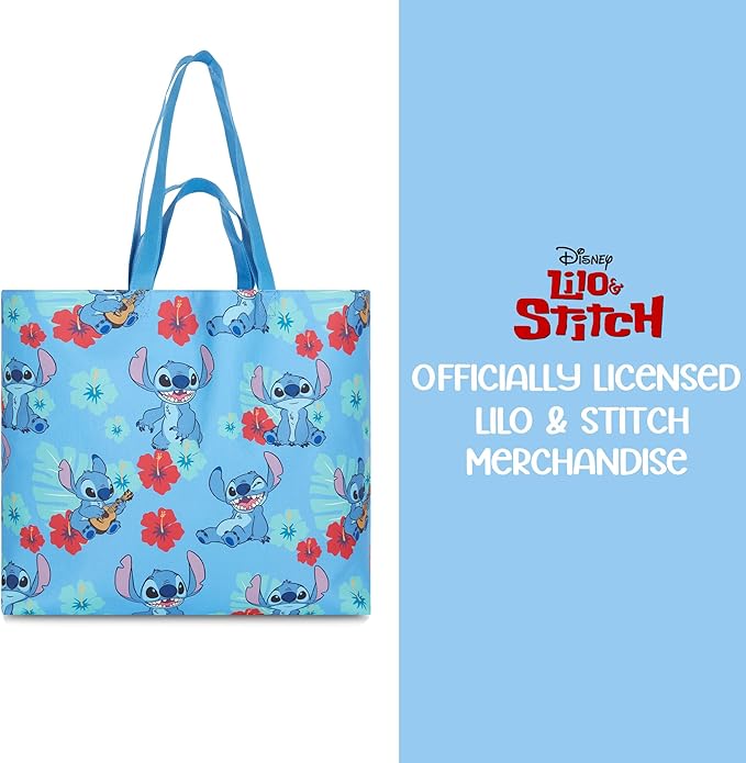 Disney Mickey and Minnie Mouse Canvas Tote bag - Girls, Boys, Teens, Adults - All Over Print Single Handle Tote Handbag