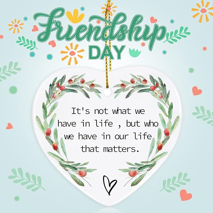 Jocidea Friendship Ornaments - Christmas & Birthday Gifts for Women - Home Decor