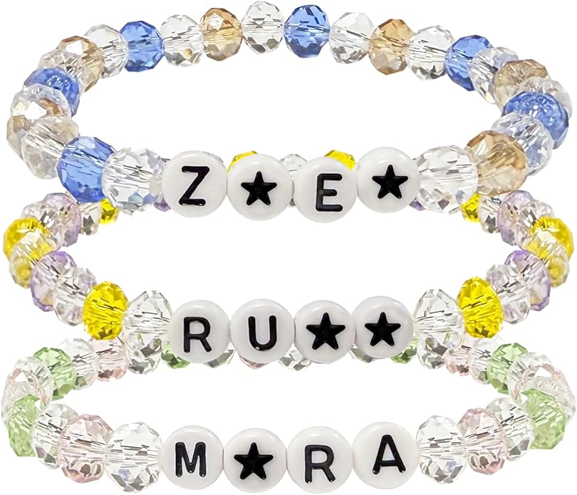 Annymall Korea-Pop Inspired Merch toys Bracelets Sets for Women, Korea-Pop Bracelet Friendship Jewelry, for Huntrix Merchandise for Rumi Mira Zoey Fans Christmas Gifts Cosplay Outfits Decor