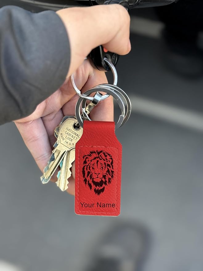 LaserGram Rectangle Keychain, Flag of South Korea, Personalized Engraving Included