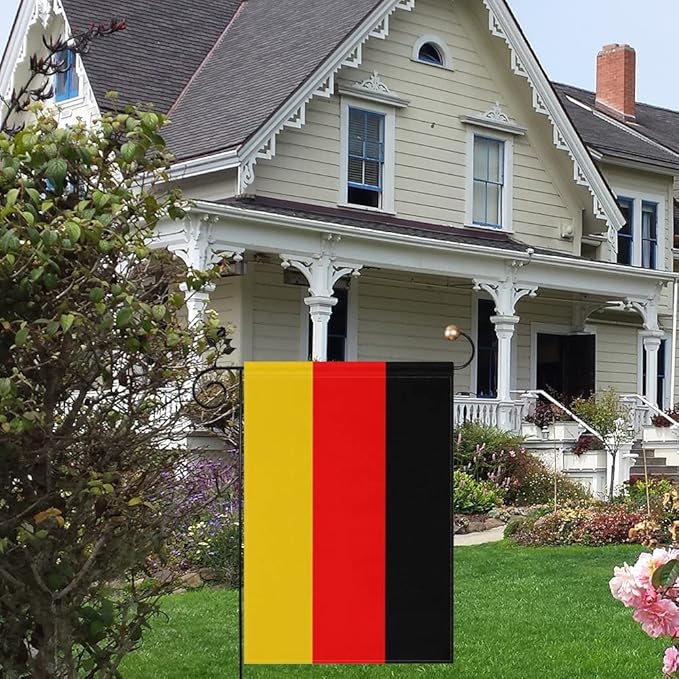 Germany Flag German Flag, Small German Garden Flags for Yard Patio Porch Independence Day Patriotic Festival Outdoor Decorations