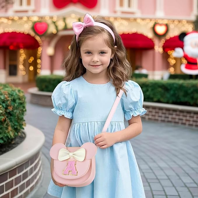 QLOVEA Toddler Purse Gifts for Girls, Little Girl Purse Kids Wallet Crossbody Bag, Birthday Gifts for 3 4 5 6 7 8 Year Old Girl (N, Pink)
