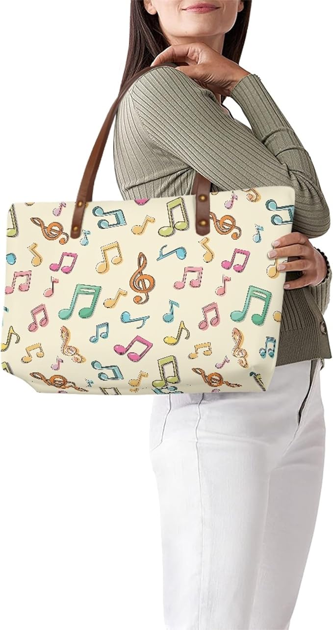 Womens Zip Up Tote Handbag Daisy Print Large Capacity Tote Purse Handbag Big Tote Bag Purse For Work Laptop