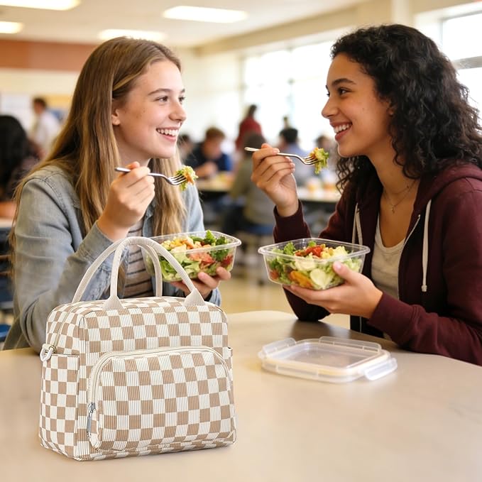 Lunch Box for Women Insulated Lunch Bag Women Adult Cute Lunch Bags Reusable Lunchbox Cooler Tote Bag for Work Picnic