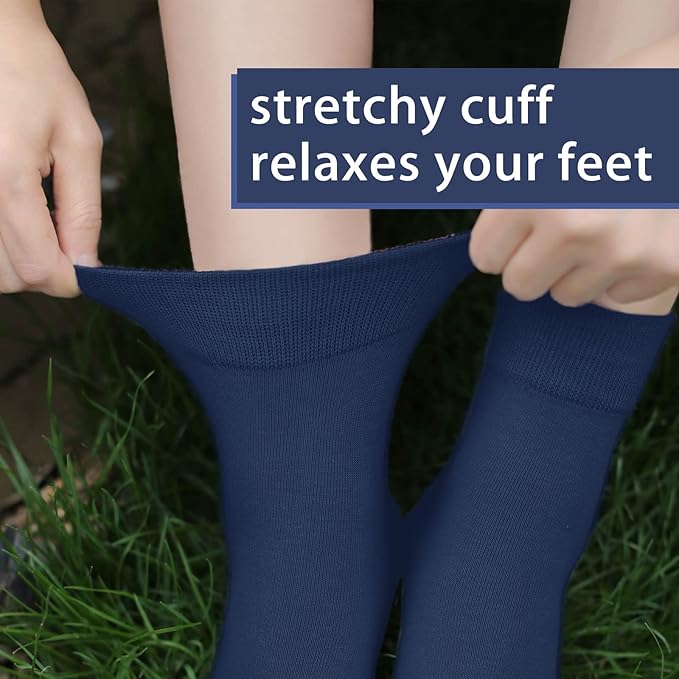 FGZ Women Thin Cotton Socks Soft Cozy Socks Cute Ankle Crew Socks 5 Pairs