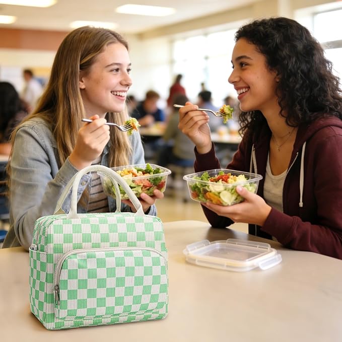 Lunch Box for Women Insulated Lunch Bag Women Adult Cute Lunch Bags Reusable Lunchbox Cooler Tote Bag for Work Picnic