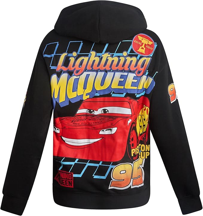 Disney Womens Zip Up Hoodies - Cars Lightning McQueen Lilo and Stitch Angel Marie Fleece Graphic Sweatshirts for Women (S-3X)