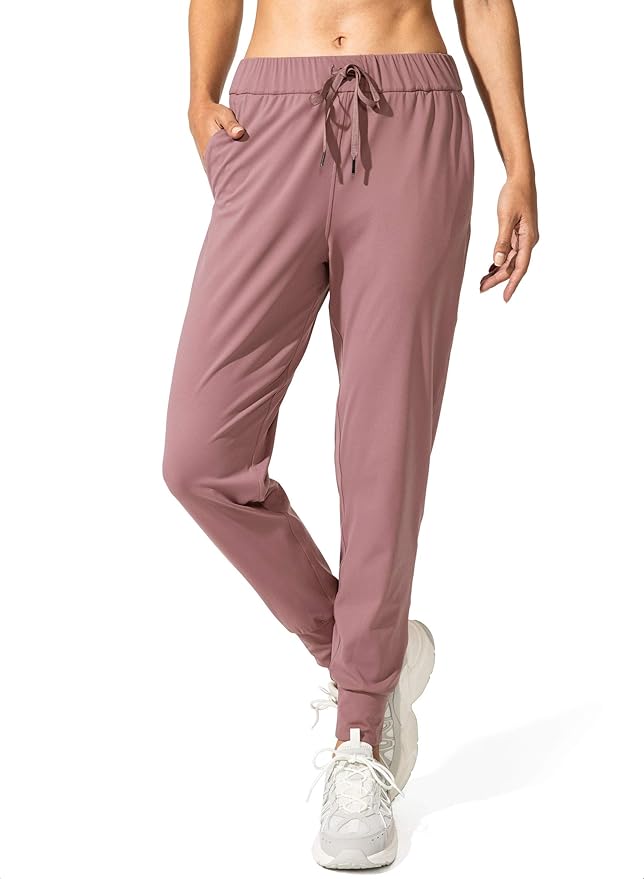 SANTINY Women's Joggers Pants Pockets Drawstring Running Sweatpants for Women Lounge Workout Jogging