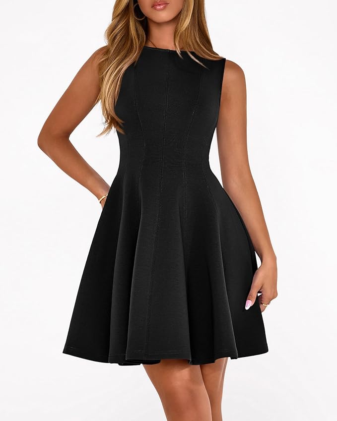 BTFBM Spring Dresses for Women 2026 Elegant Classy A Line Casual Graduation Business Work Party Cocktail Short Dress