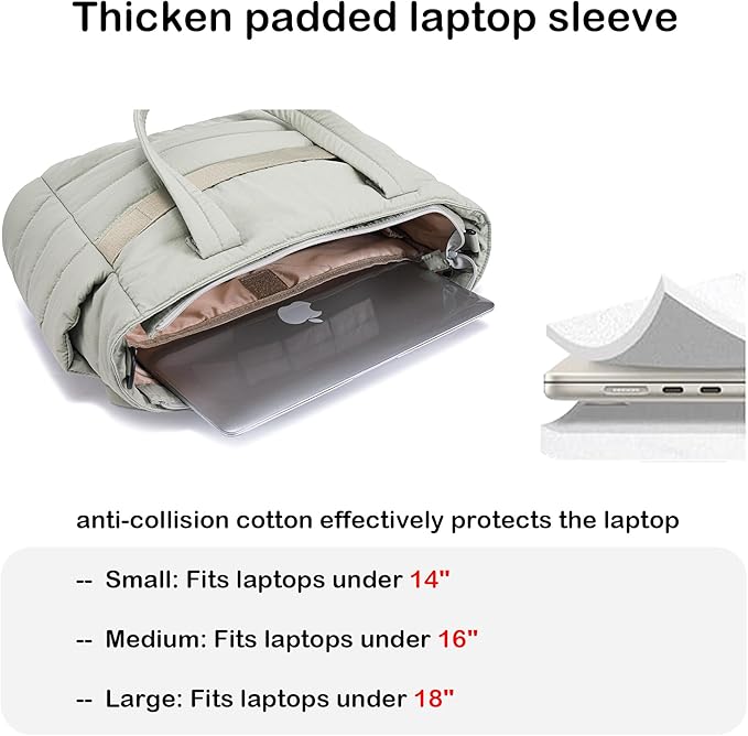 AOCINA Puffer Tote Bag for Women Quilted Work Bag Nurse Bags Women's Shoulder Handbags for Travel Gym Gifts Laptop Purse
