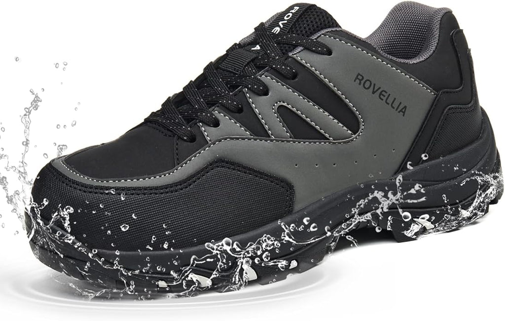 Waterproof Hiking Shoes Women Fashion Sneakers Tennis Walking Shoes Non-Slip Grip Ankle Support, Durable Comfort for Trekking, Trail Running, and Outdoor Adventures