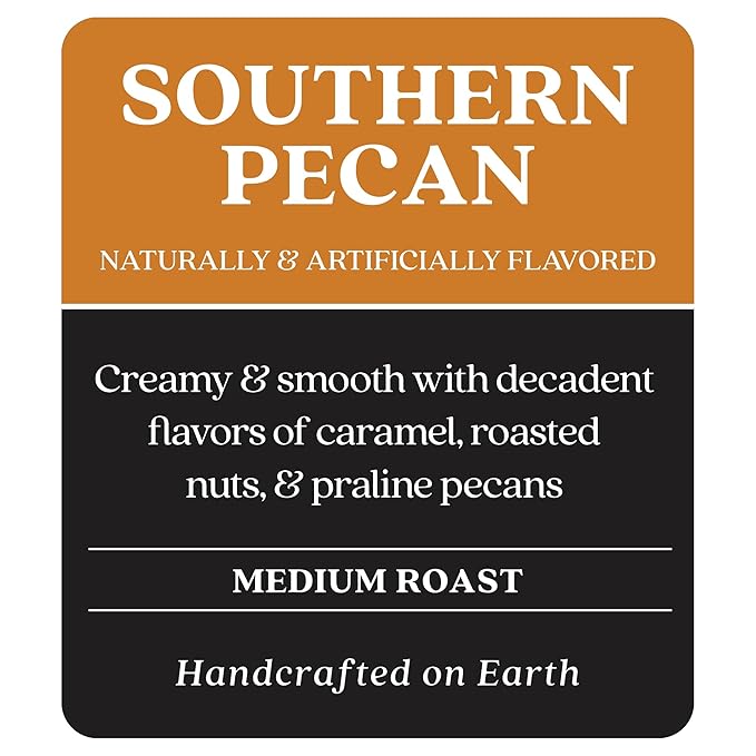 Copper Moon Single Serve Coffee Pods for Keurig K-Cup Brewers, Medium Roast, Southern Pecan Blend, 36 Count