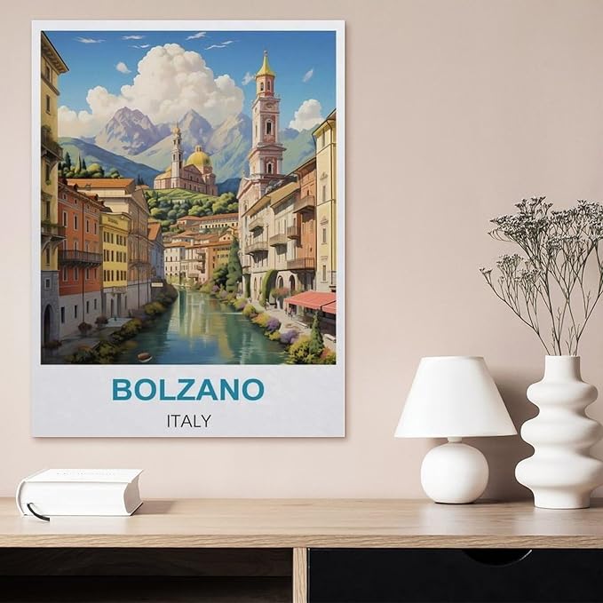 1000 Piece Jigsaw Puzzle，Bolzano Italy，Adults Children Paper Toy Educational Game（50x70cm）-BI85