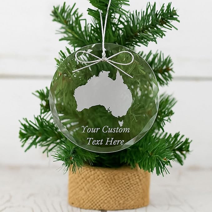 Brazil, Personalized Travel Christmas Ornament – Customized Engraved Glass Keepsake - Custom Family Trip & Vacation, 2024, 2025, 2026, 2027 & Name – Destination Xmas Holiday Ornament