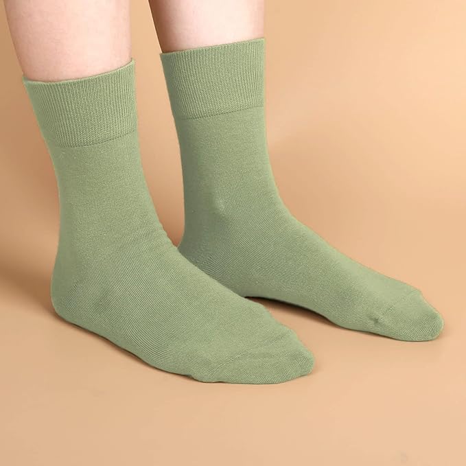 FGZ Women Thin Cotton Socks Soft Cozy Socks Cute Ankle Crew Socks 5 Pairs