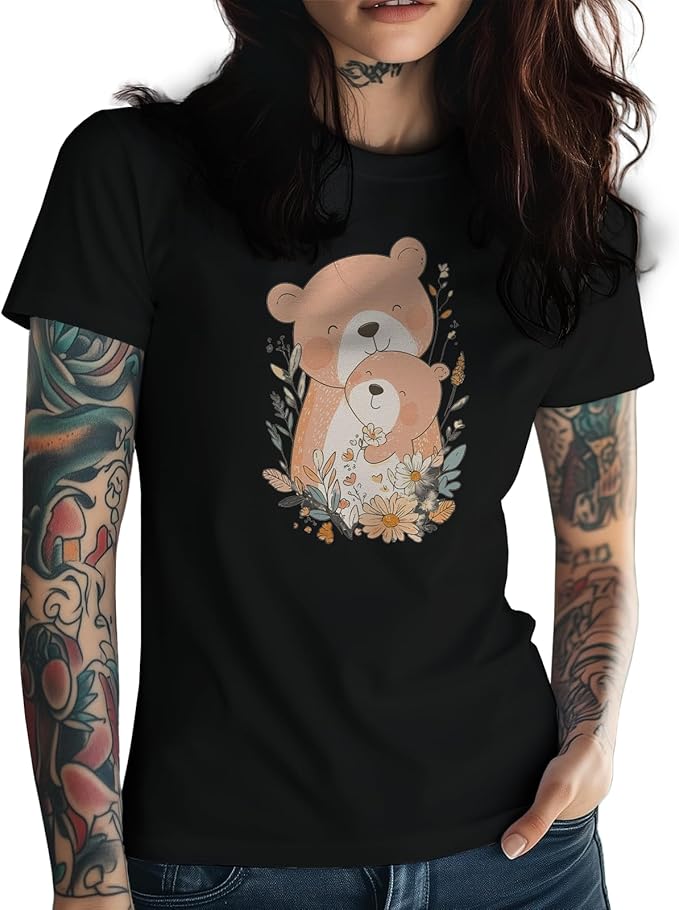 Cute Graphic T-Shirts for Women Crewneck Short Sleeve Tees Vintage Y2K Tops Loose Casual Summer Boho Outfits