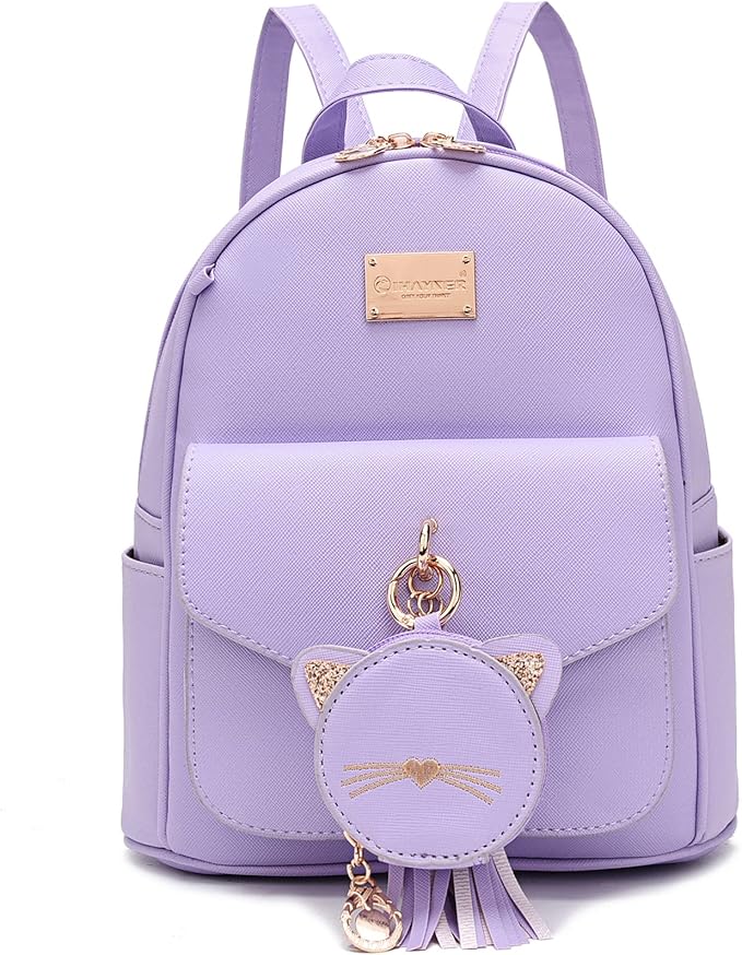 I IHAYNER Girls Fashion Backpack Mini Purse Backpack for Women Small Leather Backpack Purse for Teen Girls with Coin Purse | Backpack Purse, with Coin Purse