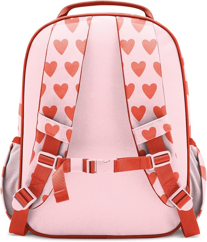 Simple Modern Medium Toddler Backpack for School Girls and Boys | Kindergarten Elementary Kids Backpack | Fletcher Collection | Kids - 15" tall | Sweetheart