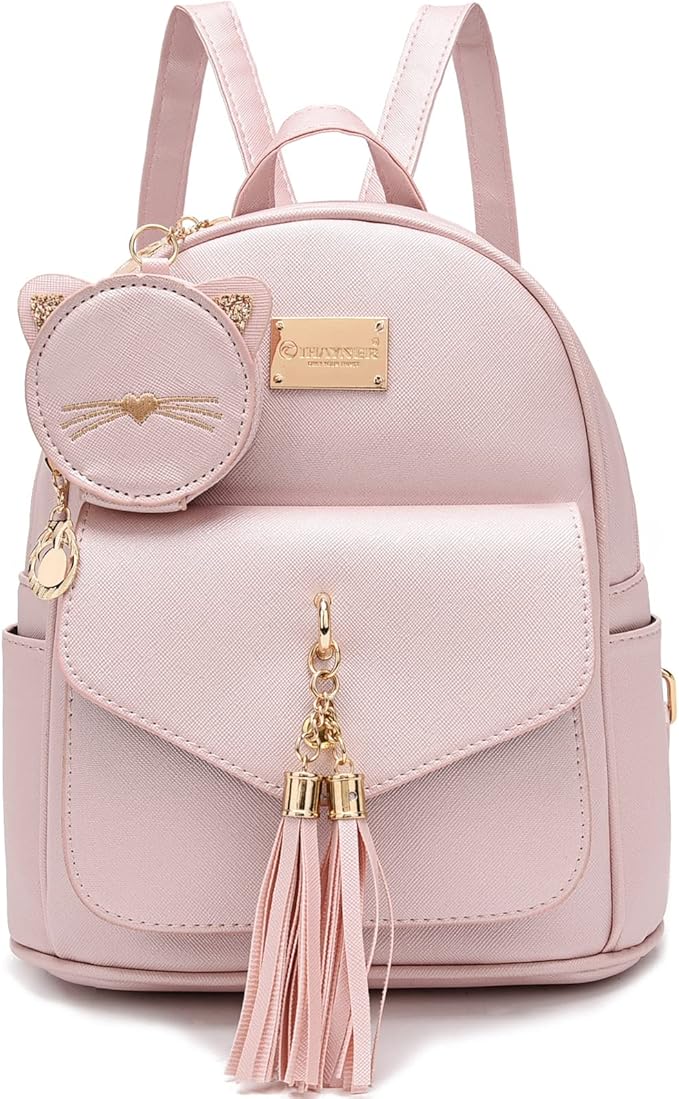 I IHAYNER Girls Fashion Backpack Mini Purse Backpack for Women Small Leather Backpack Purse for Teen Girls with Coin Purse | Backpack Purse, with Coin Purse