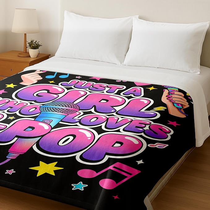 Kpop Blanket Gifts for K-Pop Fans - Super Soft Flannel Kpop Blankets for Girls Teen Fans Bedding Couch Sofa - Korean Kpop Merch Fandom Throw for Idol Lovers Dorm Decor Christmas (Style 05, 60 X 80)