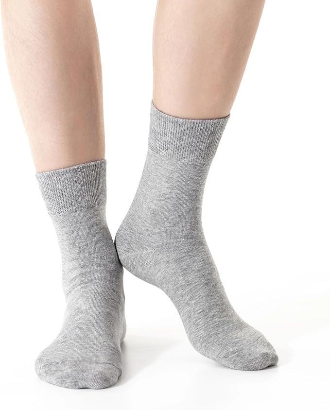 Losa Kute Super Soft Crew Socks Cozy Causal Athletic Socks 6 Pairs