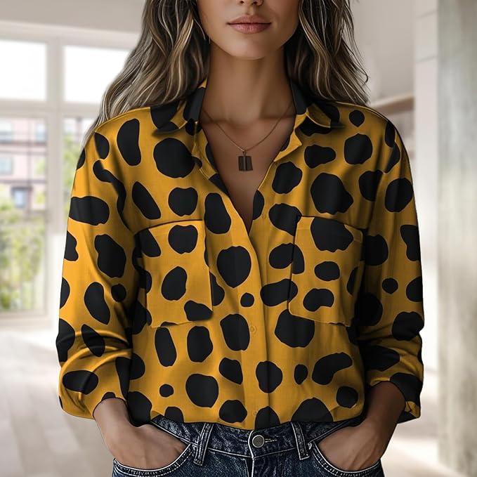 Boho Shirts for Women Vintage Graphic Casual Lightweight Long Sleeve Dressy Gauze V Neck Oversized Beach Top