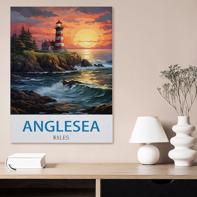 Anglesea Wales，Wood Jigsaw Puzzle 1000 Pieces Adult Toys Decompression Game（75x50cm）-CN17