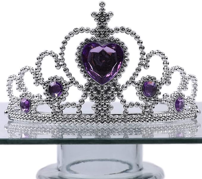 Orgrimmar Princess Dress Up Accessories Gloves Tiara Crown Wand Necklaces Presents for Kids Girls